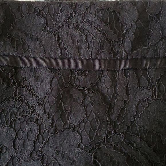 NWT Ann Taylor Black Lace Pencil Skirt - Picture 5 of 8